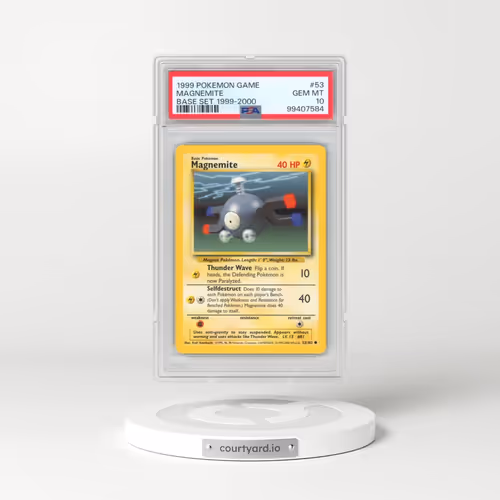 1999 Pokémon Game #53 Magnemite - Base Set 1999-2000 (PSA 10 GEM MINT)