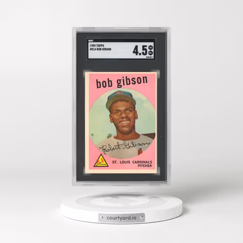 1959 Topps #514 Bob Gibson (SGC 4.5 VG-EX+)