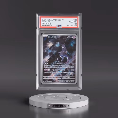 2023 Pokémon Sv2a-Pokemon 151 #183 Mewtwo - Art Rare (PSA 10 GEM MINT)