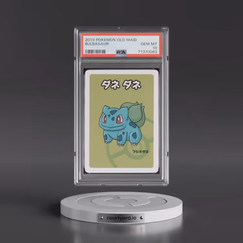 2019 Pokémon Old Maid Bulbasaur (PSA 10 GEM MINT)