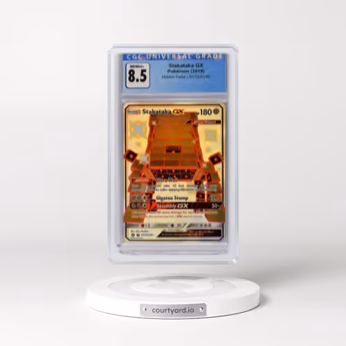 2019 Hidden Fates #SV74/SV94 Stakataka GX - Shiny Vault Holo (CGC 8.5 NM-MT+)
