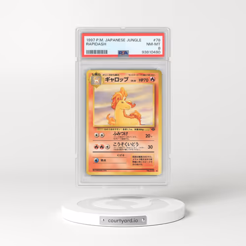1997 Japanese Jungle #78 Rapidash (PSA 8 NM-MT)