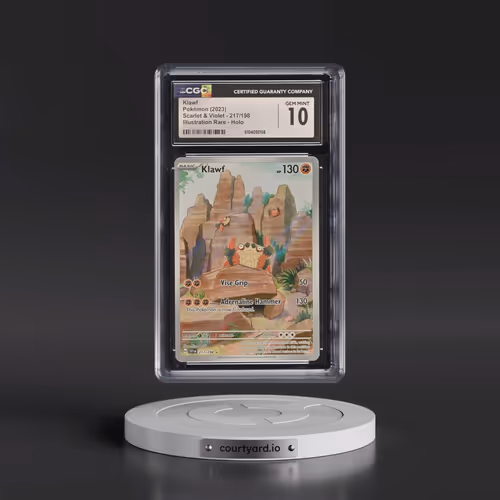 2023 Scarlet & Violet #217/198 Klawf - Illustration Rare Holo (CGC 10 GEM MINT)