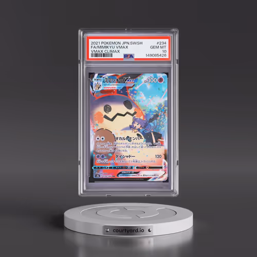 2021 Pokémon Sword & Shield Vmax Climax #234 Mimikyu Vmax - Full Art (PSA 10 GEM MINT)