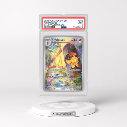 2023 Scarlet & Violet #203 Armarouge - Illustration Rare (PSA 9 MINT)