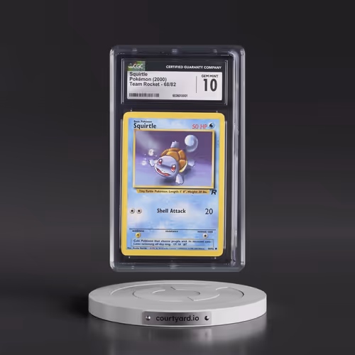 1999 Team Rocket #68/82 Squirtle (CGC 10 GEM MINT)