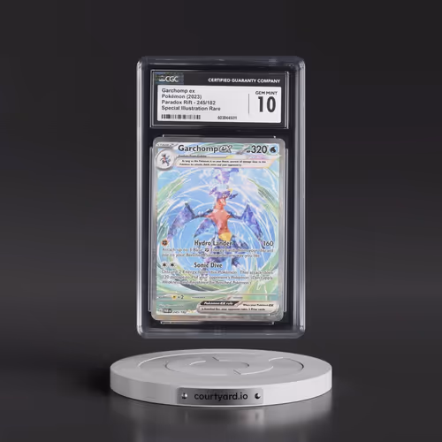 2023 Paradox Rift - PAR EN #245/182 Garchomp ex - Special Illustration Rare (Holo) (CGC 10 GEM MINT)