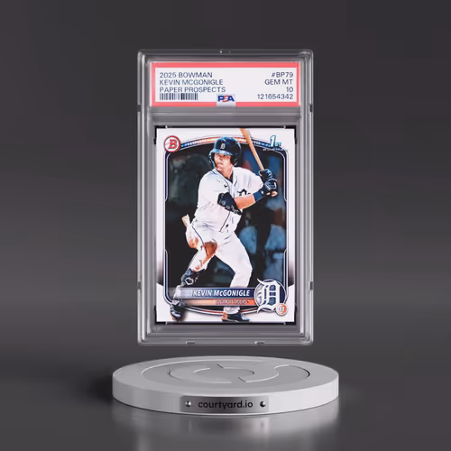 2025 Bowman Paper Prospects #BP79 Kevin Mcgonigle (PSA 10 GEM MINT)