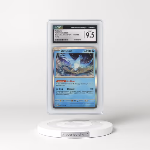 2023 Scarlet & Violet 151 - MEW EN #144/165 Articuno - Holo (CGC 9.5 MINT+)