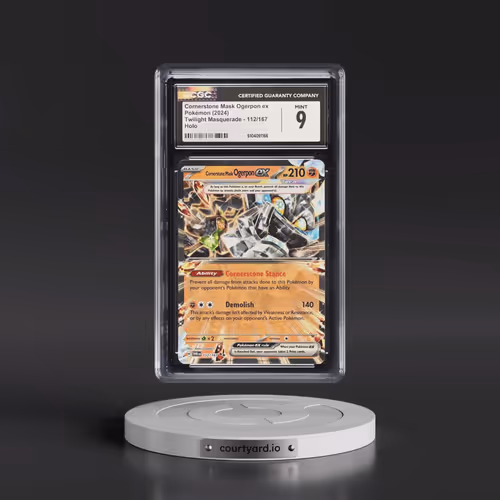 2024 Pokémon Twm EN-Twilight Masquerade #112 Cornerstone Mask Ogerpon EX - Holo (CGC 9 MINT)