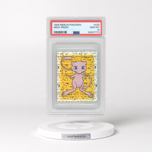 1999 Merlin Pokémon #S25 Mew-Prism (PSA 10 GEM MINT)