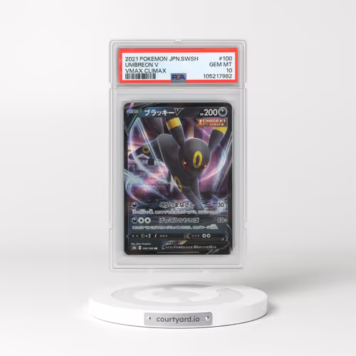 2021 Pokémon Sword & Shield Vmax Climax #100 Umbreon V - Holo (PSA 10 GEM MINT)