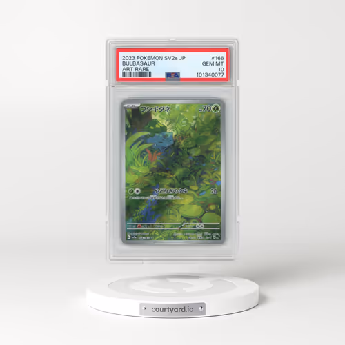2023 Pokémon Sv2a-Pokemon 151 #166 Bulbasaur - Art Rare (PSA 10 GEM MINT)