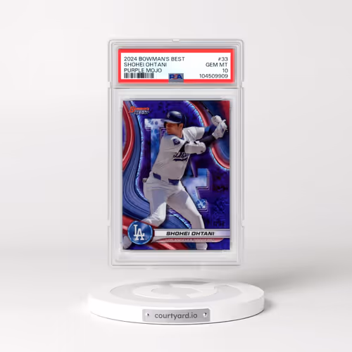 2024 Bowman's Best #33 Shohei Ohtani - Purple Mojo (PSA 10 GEM MINT)