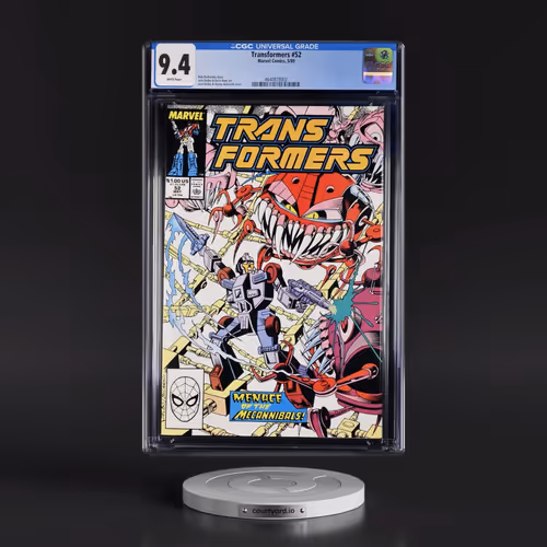 Transformers #52 CGC 9.4 White Pages (Marvel Comics, 5/89) - Universal