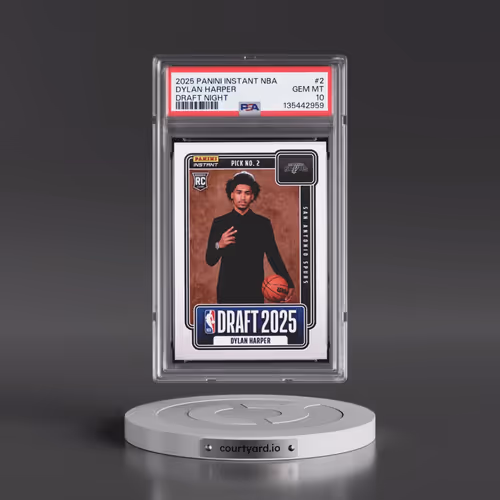 2025 Panini Instant NBA Draft Night #2 Dylan Harper (PSA 10 GEM MINT)