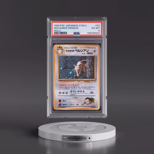1999 Pokémon Gym 2 #53 Giovanni's Persian - Holo (PSA 6 EX-MT)