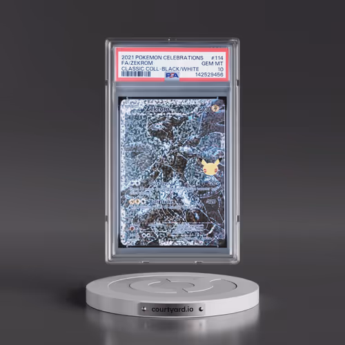 2021 Pokémon Celebrations Classic Collection #114 Zekrom - Full Art (PSA 10 GEM MINT)