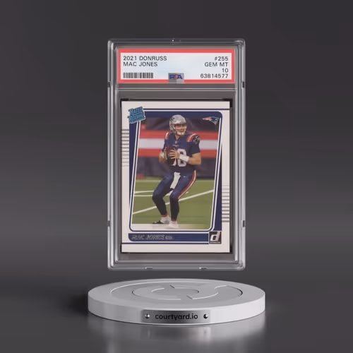2021 Panini Donruss #255 Mac Jones (PSA 10 GEM MINT)