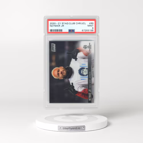 2020 Stadium Club Chrome UEFA Champions League #89 Neymar Jr (PSA 9 MINT)