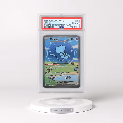 2024 Pokémon Paf EN-Paldean Fates #232 Mew EX - Holo Special Illustration Rare (PSA 10 GEM MINT)