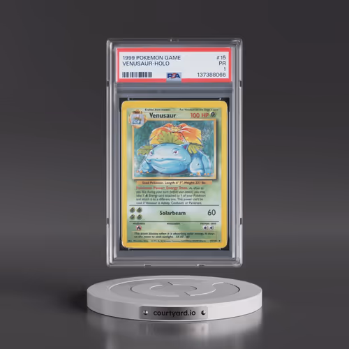 1999 Pokémon Game #15 Venusaur - Holo (PSA 1 PR)