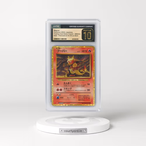 2023 Trading Card Game Classic - CLF, CLL, CLK #006/032 Magmar - Charizard & Ho-Oh ex Deck - CLL Hol