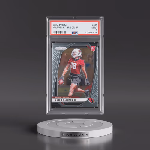 2024 Panini Prizm #375 Marvin Harrison Jr. (PSA 9 MINT)