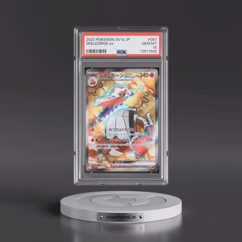 2023 Pokémon Sv1a-Triplet Beat #087 Skeledirge EX - Holo Super Rare (PSA 10 GEM MINT)