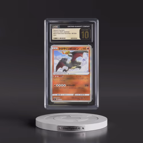 2023 Ruler of the Black Flame Deck Build Box #001/038 Radiant Charizard - Holo (CGC 10 PRISTINE)