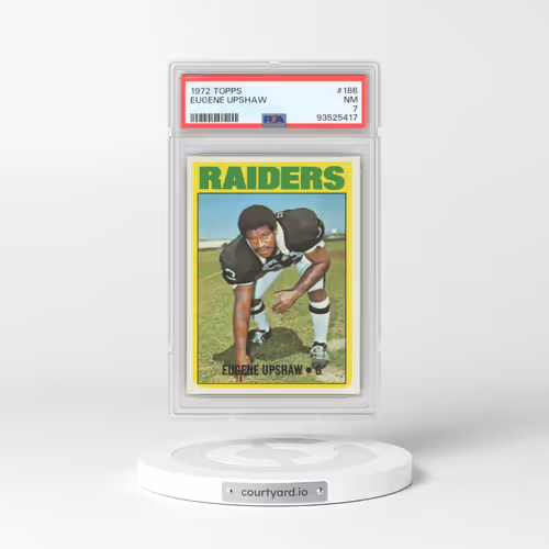 1972 Topps #186 Eugene Upshaw (PSA 7 NM)