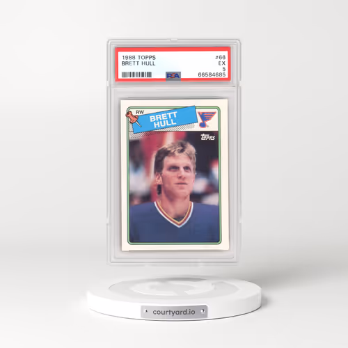 1988 Topps #66 Brett Hull (PSA 5 EX)