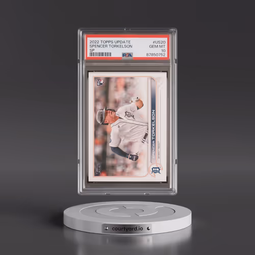 2022 Topps Update #US20 Spencer Torkelson - SP (PSA 10 GEM MINT)