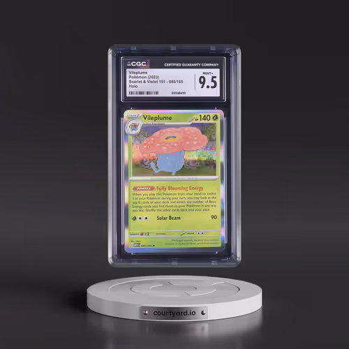 2023 Scarlet & Violet 151 - MEW EN #045/165 Vileplume - Holo (CGC 9.5 MINT+)