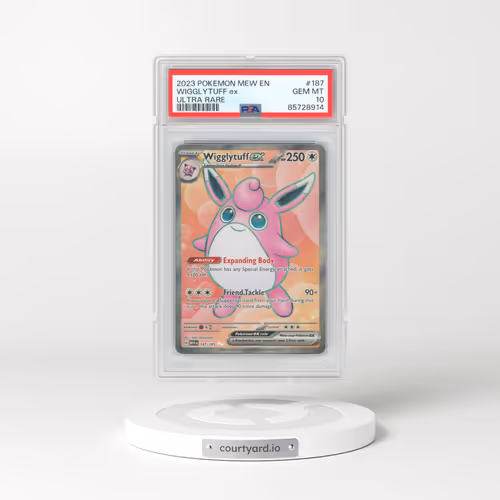 2023 Pokémon Mew EN-151 #187 Wigglytuff EX - Holo Ultra Rare (PSA 10 GEM MINT)