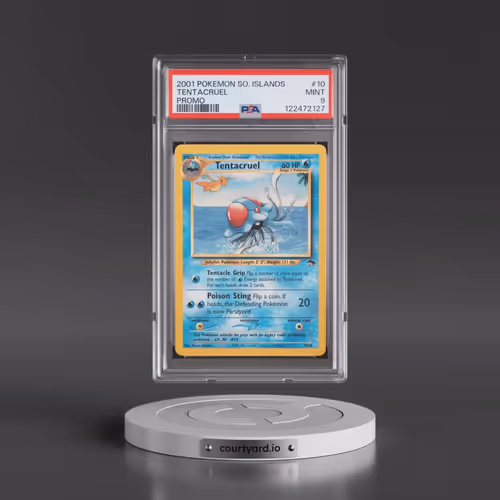 2001 Pokémon Southern Islands Promo #10 Tentacruel (PSA 9 MINT)
