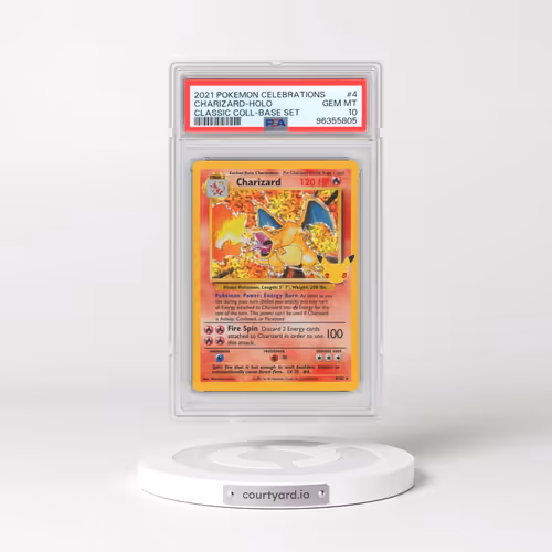 2021 Pokémon Celebrations Classic Collection #4 Charizard - Holo (PSA 10 GEM MINT)