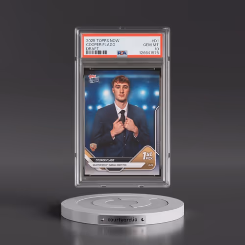 2025 Topps Now Draft #D1 Cooper Flagg (PSA 10 GEM MINT)