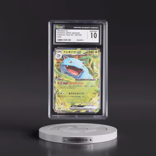 2023 Pokémon Card 151 #003/165 Venusaur ex - Holo (CGC 10 GEM MINT)