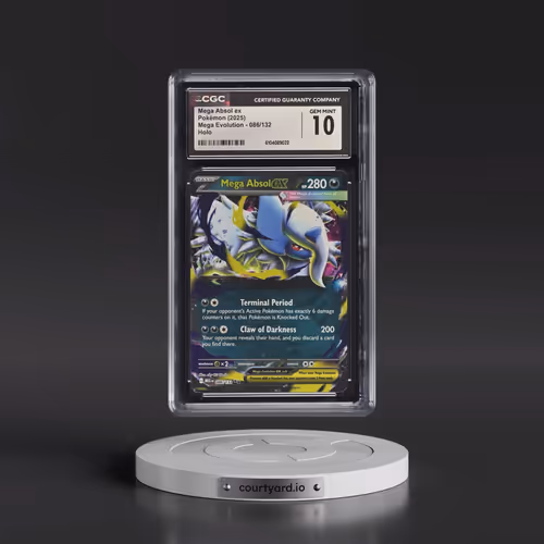 2025 Mega Evolution - MEG EN #086/132 Mega Absol ex - Holo (CGC 10 GEM MINT)