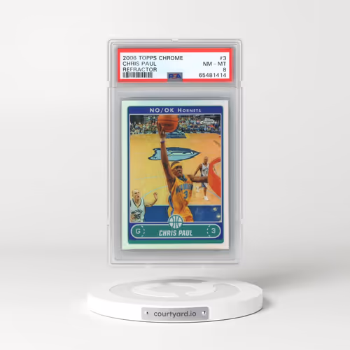 2006 Topps Chrome #3 Chris Paul - Refractor (PSA 8 NM-MT)