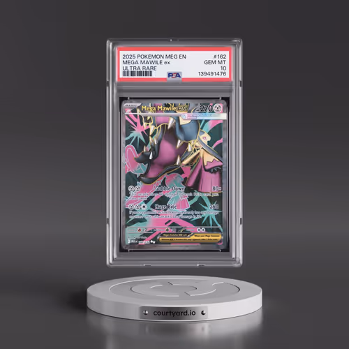 2025 Pokémon Meg EN-Mega Evolution #162 Mega Mawile EX - Holo Ultra Rare (PSA 10 GEM MINT)