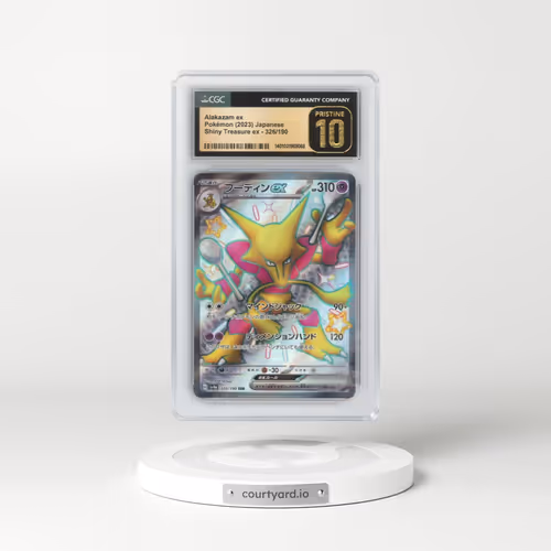2023 Pokémon Sv4a-Shiny Treasure EX #326 Alakazam EX - Holo Ssr (CGC 10 PRISTINE)
