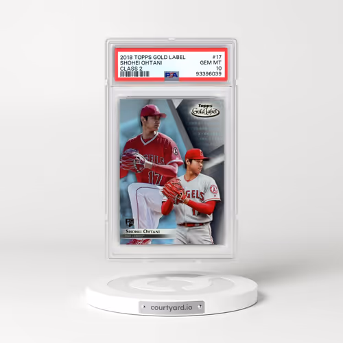 2018 Topps Gold Label #17 Shohei Ohtani - Class 2 (PSA 10 GEM MINT)