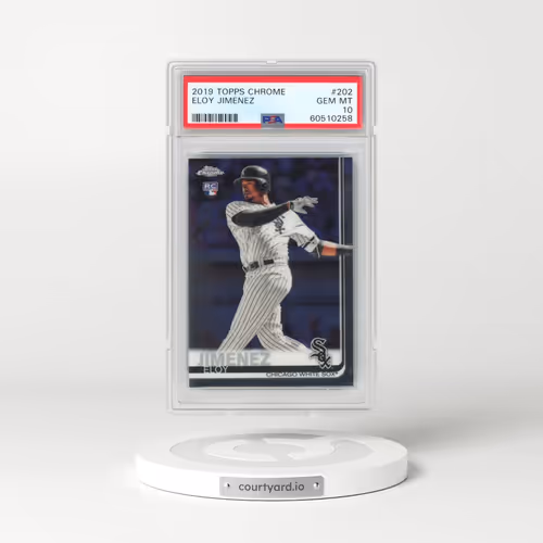 2019 Topps Chrome #202 Eloy Jimenez (PSA 10 GEM MINT)
