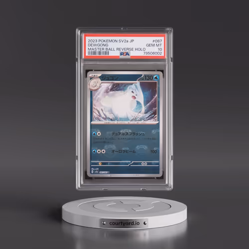 2023 Pokémon Sv2a-Pokemon 151 #087 Dewgong - Reverse Holo Master Ball (PSA 10 GEM MINT)