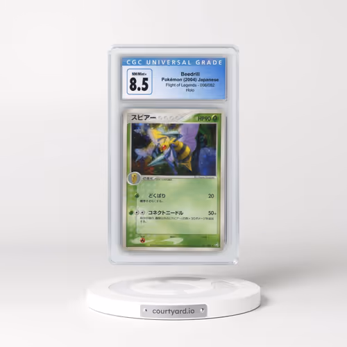 2004 Flight of Legends #006/082 Beedrill - Holo (CGC 8.5 NM-MT+)