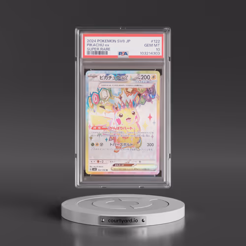 2024 Pokémon SV8-Super Electric Breaker #122 Pikachu EX - Holo Super Rare (PSA 10 GEM MINT)