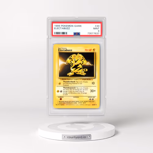 1999 Pokémon Game #20 Electabuzz (PSA 9 MINT)