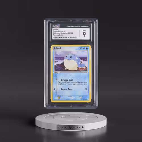 2007 EX Power Keepers #65/108 Spheal - Reverse Holo (CGC 9 MINT)
